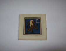 Vintage Mid Century Miniature Needlepoint of ...
