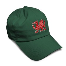 Soft Baseball Cotton Cap Welsh Dragon Dad Hats for Men & Women Buckle Closure