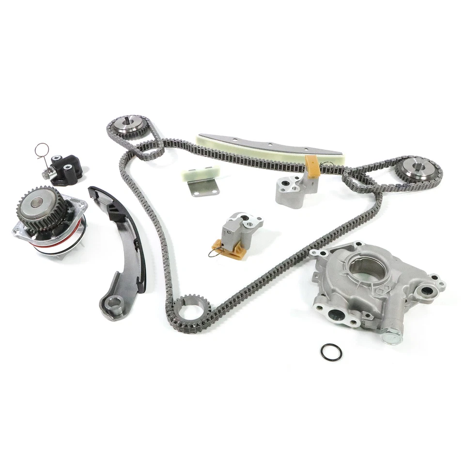 Kit de cadena de distribución bomba de aceite de agua para Infiniti G35 Nissan Altima Máxima VQ35DE Foto 2 de 4