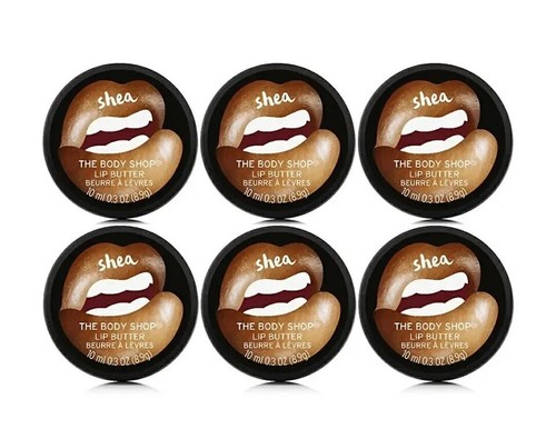 6x THE BODY SHOP- Shea Lip Butter 10ml -NEW - Picture 2 of 4