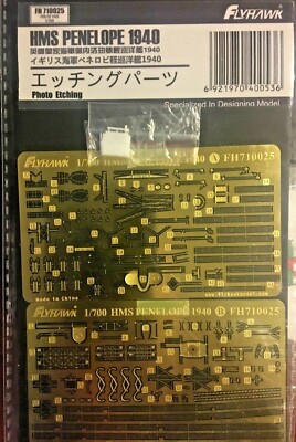 1/700 FLYHAWK British Royal Navy PE photo etch HMS PoW, Penelope, Kelly, Lively