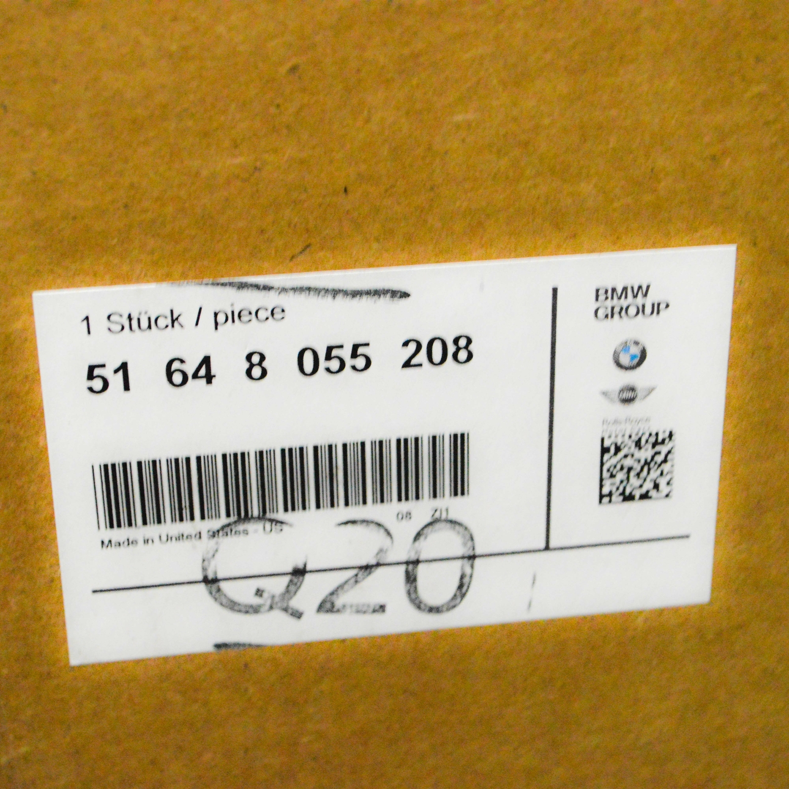 NEU BMW X5 F15 KÜHLERLUFTEINLASSKANAL 51648055208 8055208 2015 