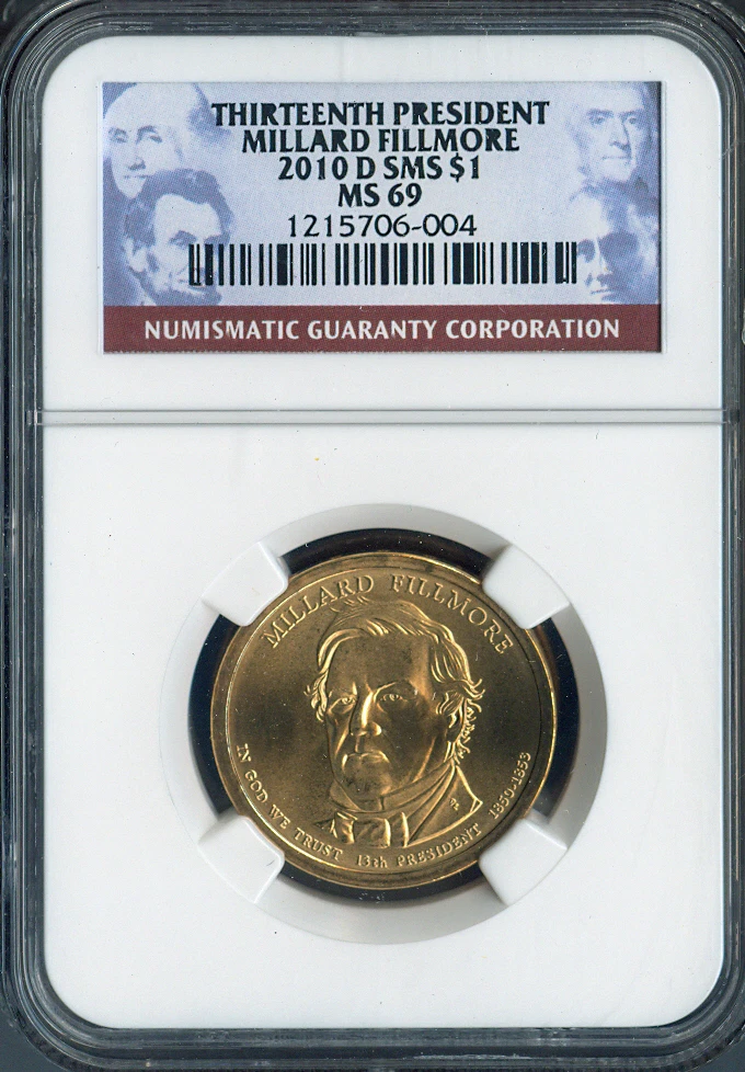 MS 69 Graded Presidential Dollar Coins (2007-Now) for sale | eBay