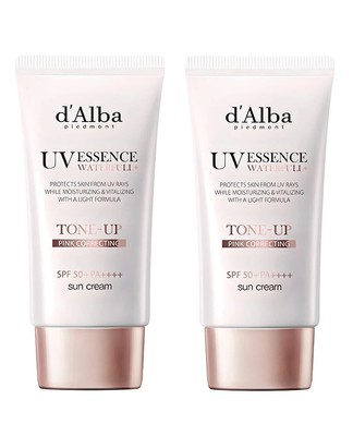 d Alba DALBA Waterfull UV Essence Tone-Up Sun Cream 50mL + 50mL #pink #K-Beauty