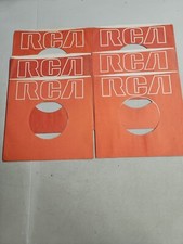 45 RPM 7" RECORD SLEEVES CO. SLEEVE 6 PACK SEE PHOTOS - RCA SLV133