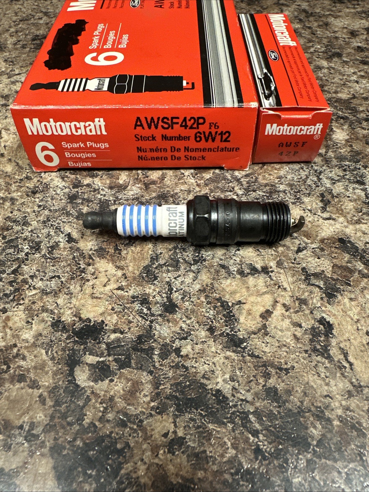 6 Motorcraft AWSF42P Spark Plugs 82-14 CADDY  FORD Etc FREE SHIPPING