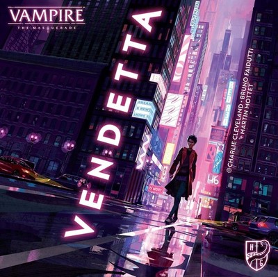 Vampire the Masquerade - Vendetta Board Game (Horrible Guild) - BRAND NEW SEALED