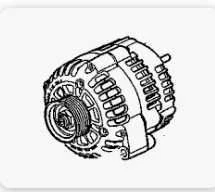ALTERNATOR 22747894 2015 CHEVROLET SILVRDO25