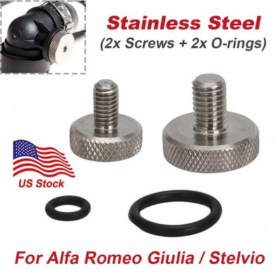 Stainless Steel Coolant Bleeder Screw For Alfa Romeo Giulia / Stelvio /2.2 JDTm