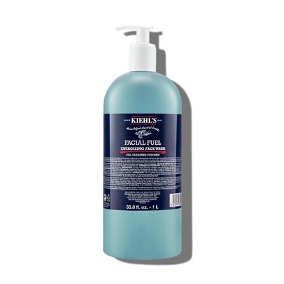 Kiehl's Facial Fuel Face Wash, Refreshing + Invigorating 33.8 Fl Oz / 1 Liter 