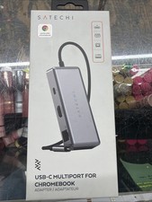 Satechi - 5-port USB-C Multiport for Chromebook - Space Gray