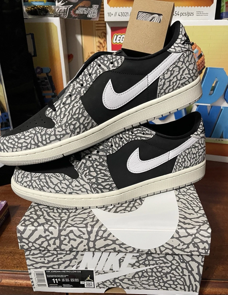 Jordan 1 Retro OG Low Black Cement - огромный выбор по лучшим