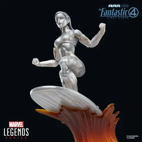 Figura de acción Silver Surfer de 6 pulgadas The Fantastic Four: Marvel Legends Series Foto 3 de 4