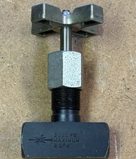 Parker 9MV600S 5000 PSI Colorflow In-Line Precision Needle Valve