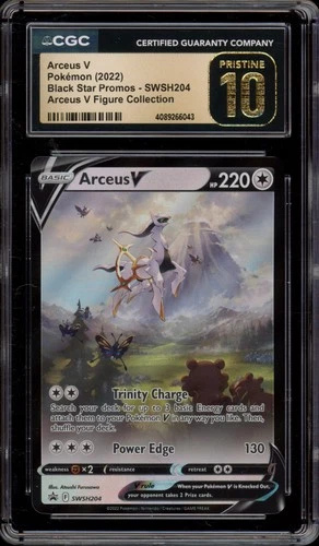 Pokemon Arceus V Figure Coll. Black Star Promo SWSH204 CGC 10 Pristine