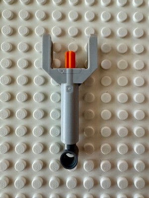 LEGO Technic Linear Actuator Mini w Dark Bluish Gray Head-Orange Axle 92693c01