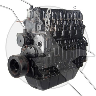 Mercruiser 4.2L 254ci VM Diesel Long Block 200-300HP Marine Engine Seized