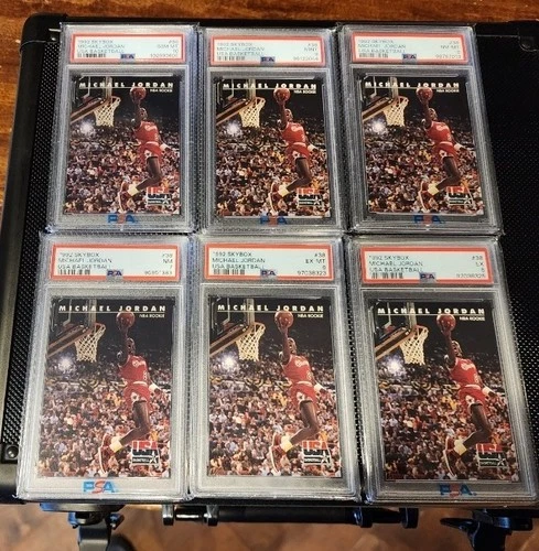 1992 Skybox Michael Jordan PSA 10 9 8 7 6 5 Card Lot Chicago Bulls