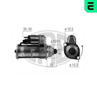 ERA Anlasser Starter 220180A für 1J1 1J6 1J5 BORA 1J2 GOLF VW 12V 4 Variant 1 2