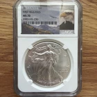 2015 Silver Eagle NGC MS70 First Releases Eagle Label