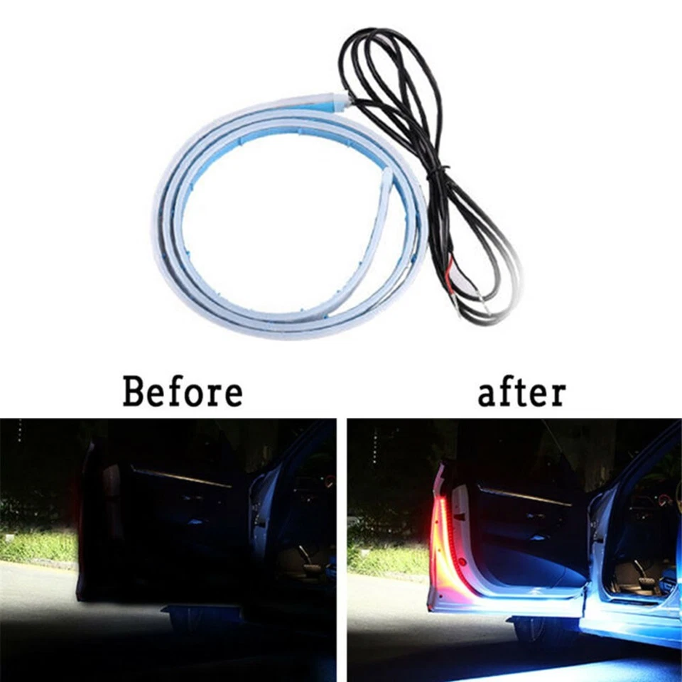 Automotive LED Light Strip Light Waterproof Acceessory Flashing Flowing - Image 3 of 4
