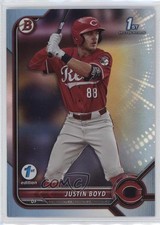 2022 Bowman Draft 1st Edition Sky Blue Foil Justin Boyd #BD-13 17tm