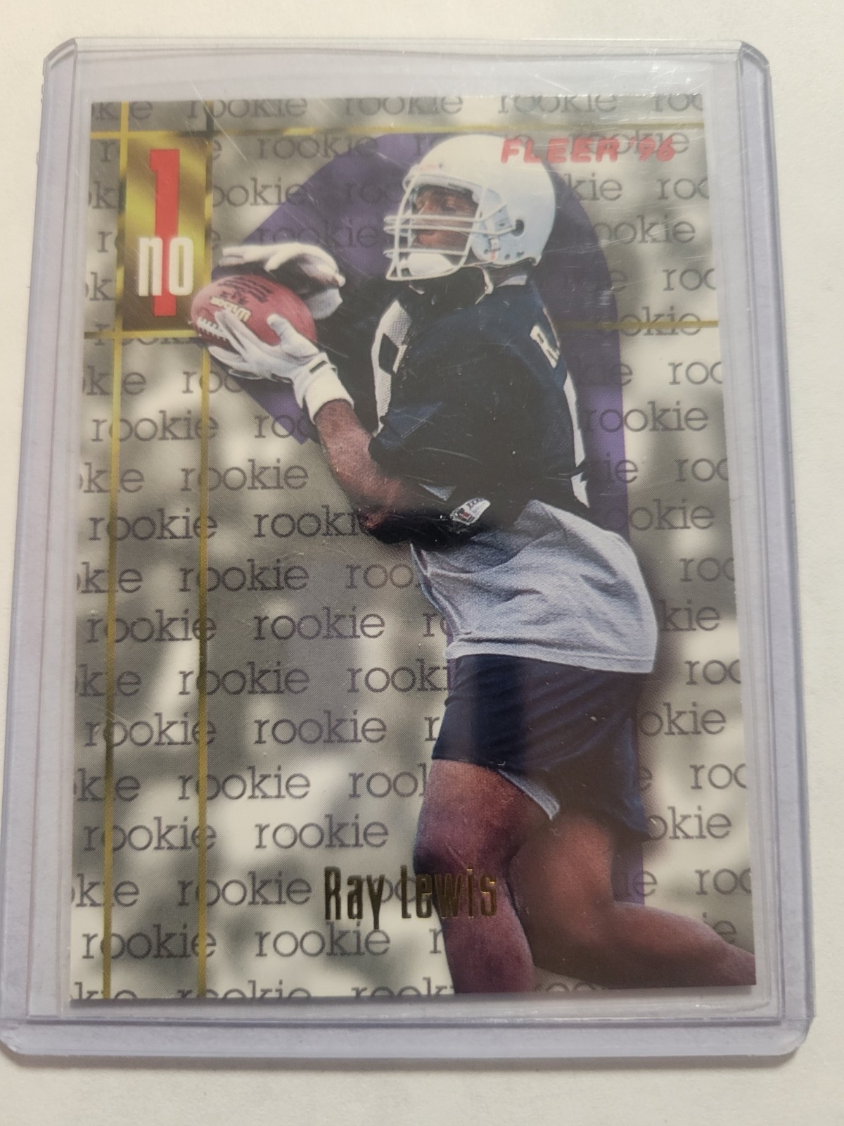 1996 Fleer - Ray Lewis #165 (RC)