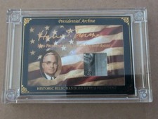 2025 A Word From Potus Harry S. Truman Relic Handled By The President /649