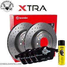 BREMBO Bremsensatz Sport Beläge + Bremsenreiniger vorne für FORD VOLVO