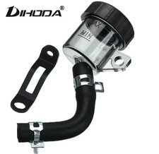Serbatoio Vaschetta Liquido Olio Freno Frizione con Tubo StaffaUniversale Moto