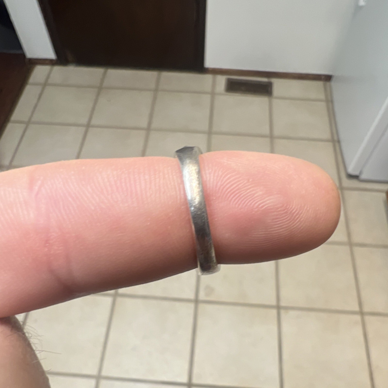 Sterling Silver 925 Moonstone Rectangle Ring Whit… - image 3