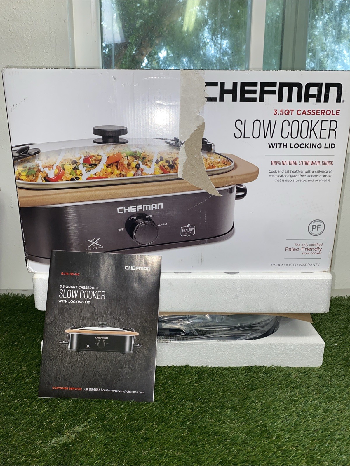 Crock-Pot 3.5 Qt Slow Cooker Casserole Crock 100% Natural Stoneware NEW