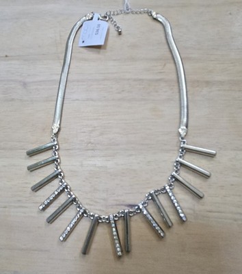 Macys Women's Necklace Silver Nwt
