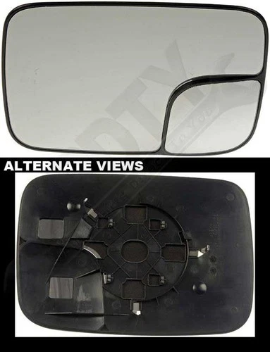 APDTY 67353 Non-Heated Plastic Backed Mirror Left