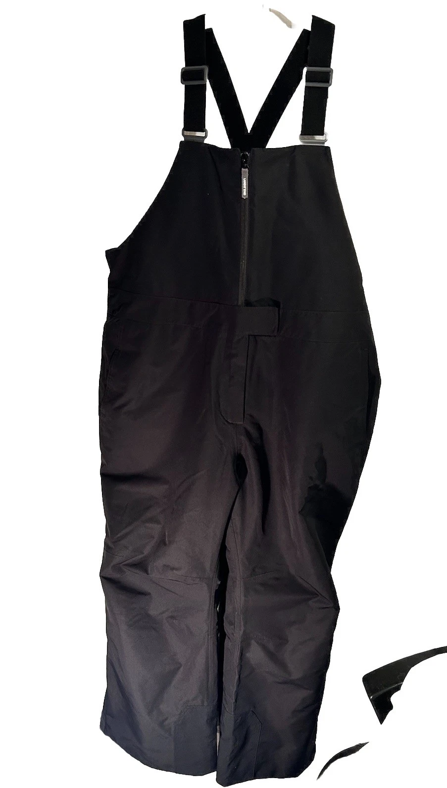 Lands End Expedition Black Insulated Snow Bib Coveralls Womens Size 22-24/43-45”