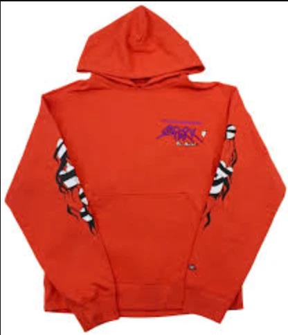 Felpa con cappuccio Chrome Hearts Matty Boy Sadistic Rossetto