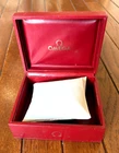 Authentic Vintage OMEGA Empty watch box Red #1401 Good Condition #O26