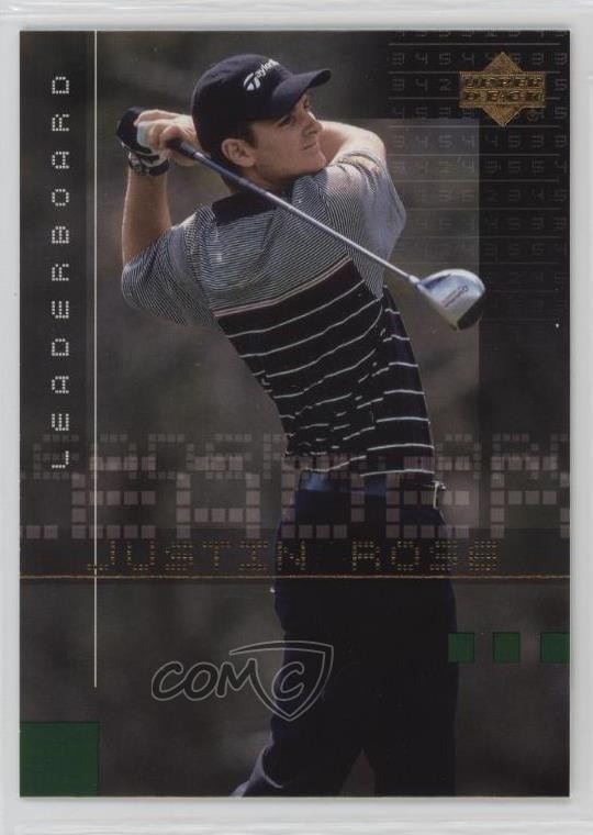 2002 Upper Deck Leaderboard Justin Rose #117 1og2