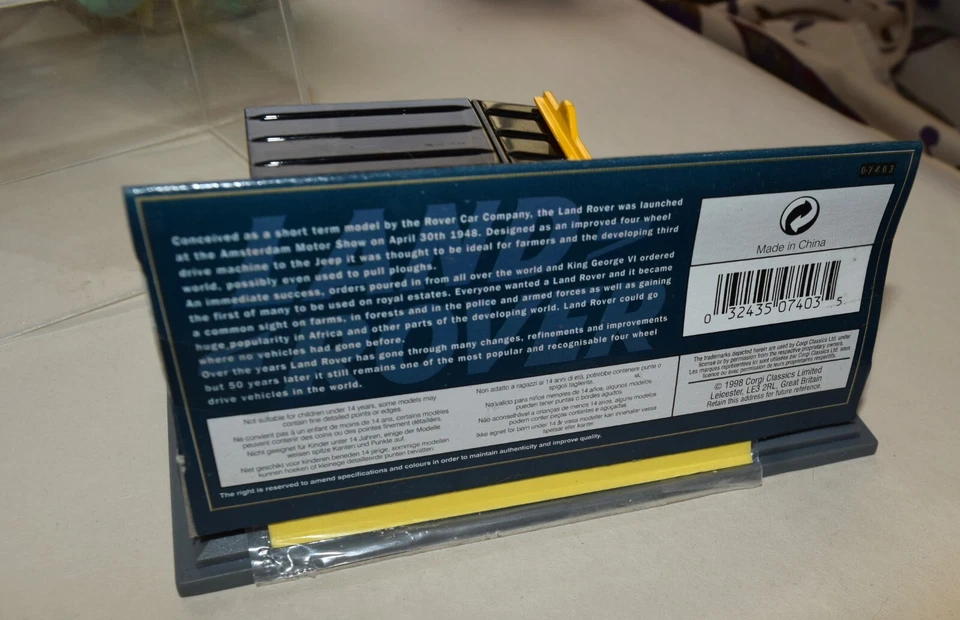 Corgi Classics Land Rover AA Road Service Diecast Collectable Vtg 1998 - Image 3 of 4