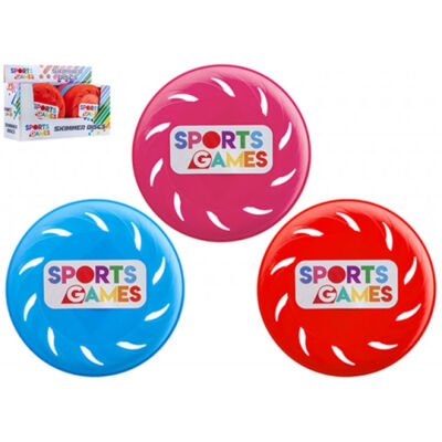 Fliegender Skimmer - 21 cm Frisbee werfen Apportieren Strand Garten Spiele Kinder