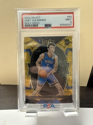 Chet Holmgren [Gold Disco] #83 2022 Panini Select card