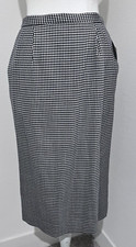 Vtg Pendleton size 8 wool pencil skirt Houndstooth New w tags Academia Preppy