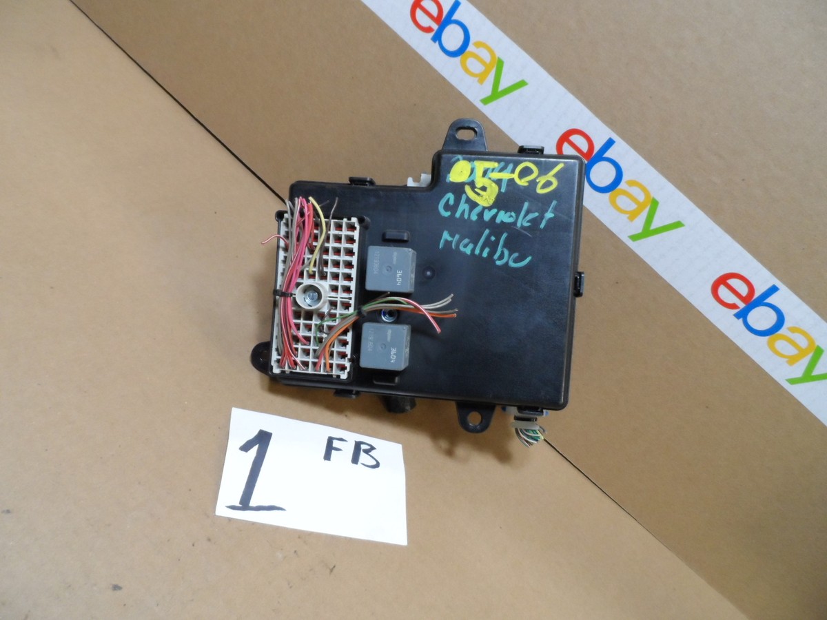 05 06 CHEVROLET MALIBU Used Fuse Box Stock #1FB