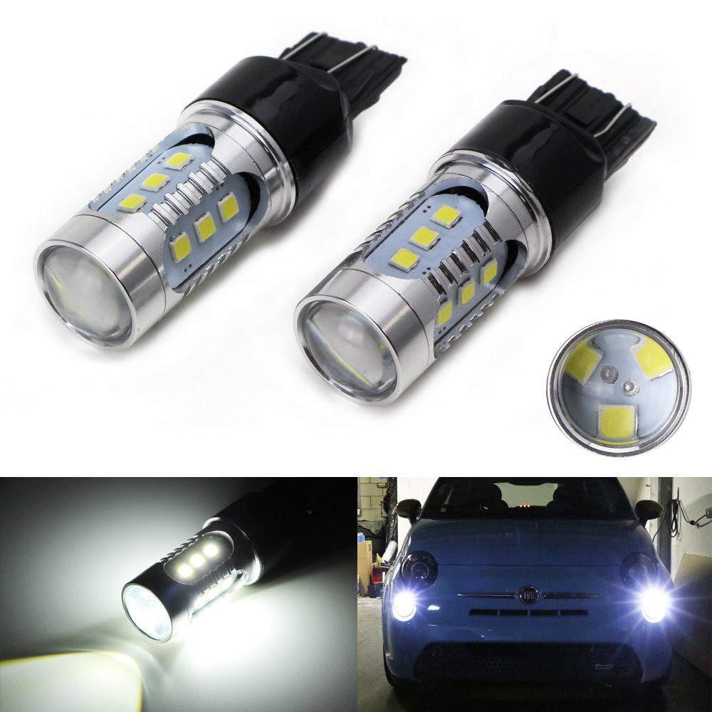 Xenon White High Power 15SMD LED Bulbs For Fiat 500 Daytime Running