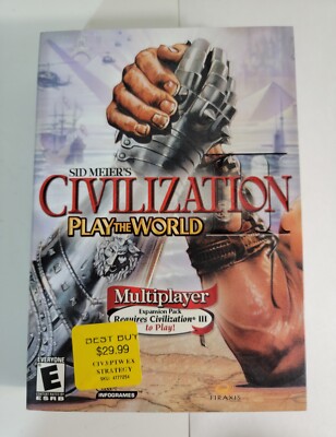 Sid Meier s Civilization III - Play the World 2001 PC STRATEGY BOX VERSION NEW