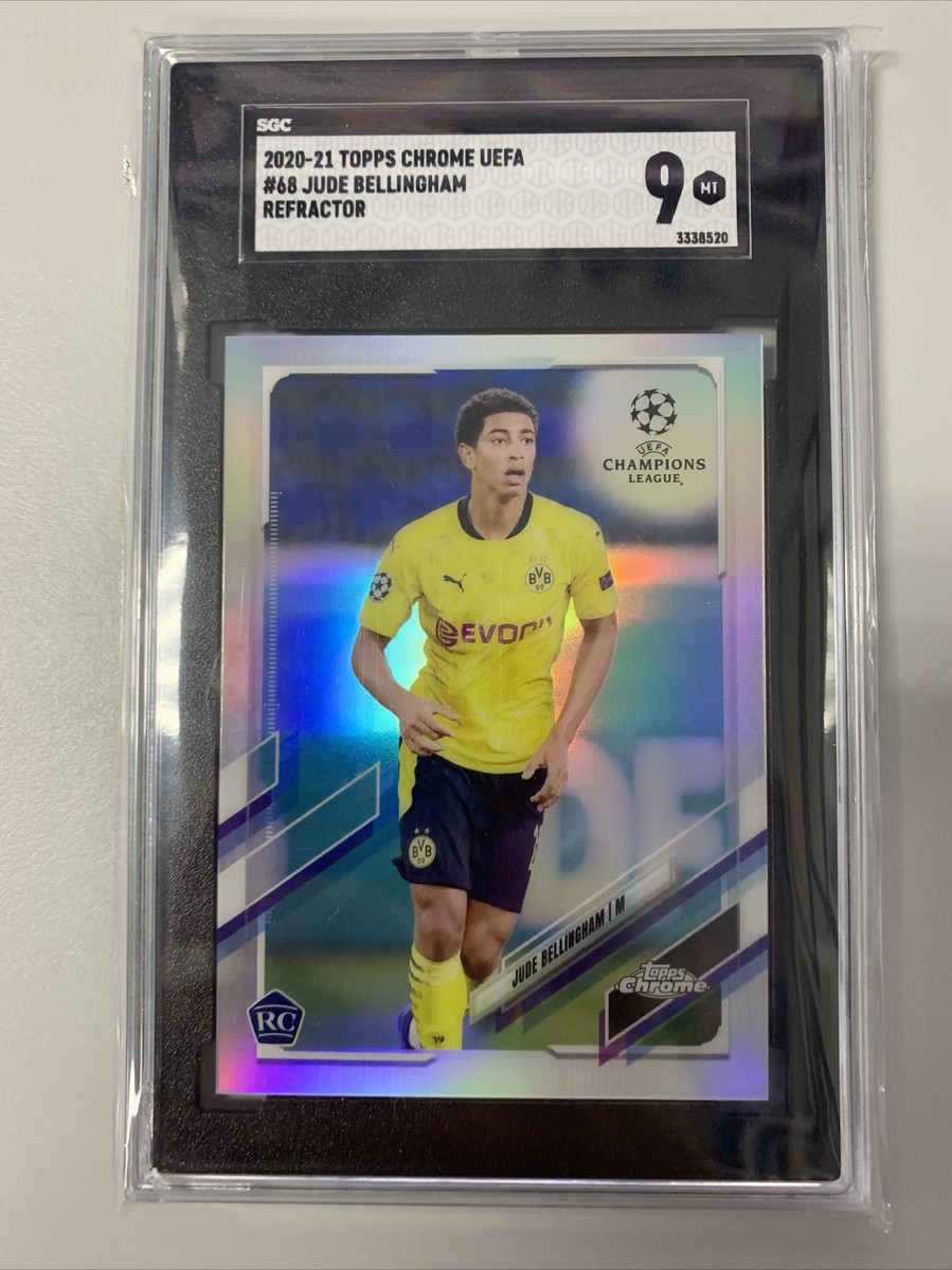 2020-21 Topps Chrome Uefa Jude Bellingham Refractor SGC 9 | eBay
