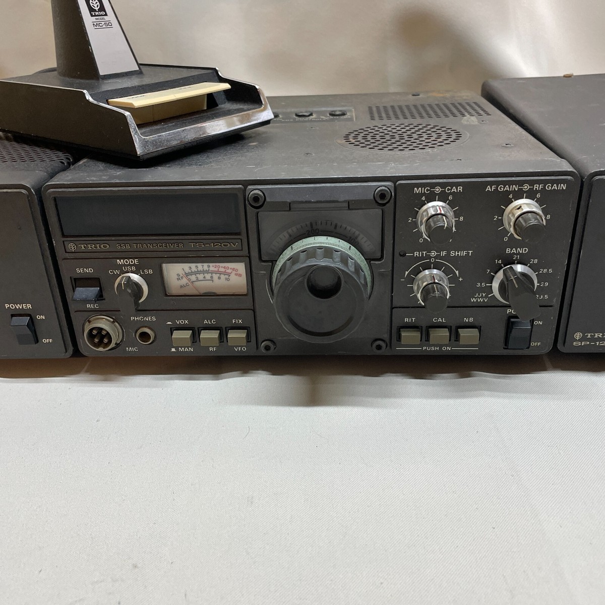 KENWOOD TRIO TS-120V 10W SP-120 MC-50 PS-20 Amateur Ham Radio