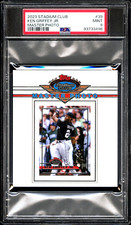 KEN GRIFFEY JR. 2023 STADIUM CLUB MASTER PHOTO PSA 9 MINT - Population is only 1