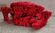 Pier 1 Imports Plush Red Crab Stuffed Toy Ocean Creature Shellfish Sea Animal
