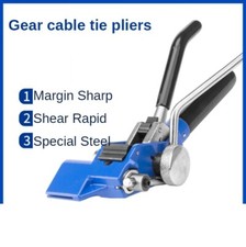 Stainless Steel Zip Cable Tie Gun Plier Bundle  for Width 4.6-25mm Thickness